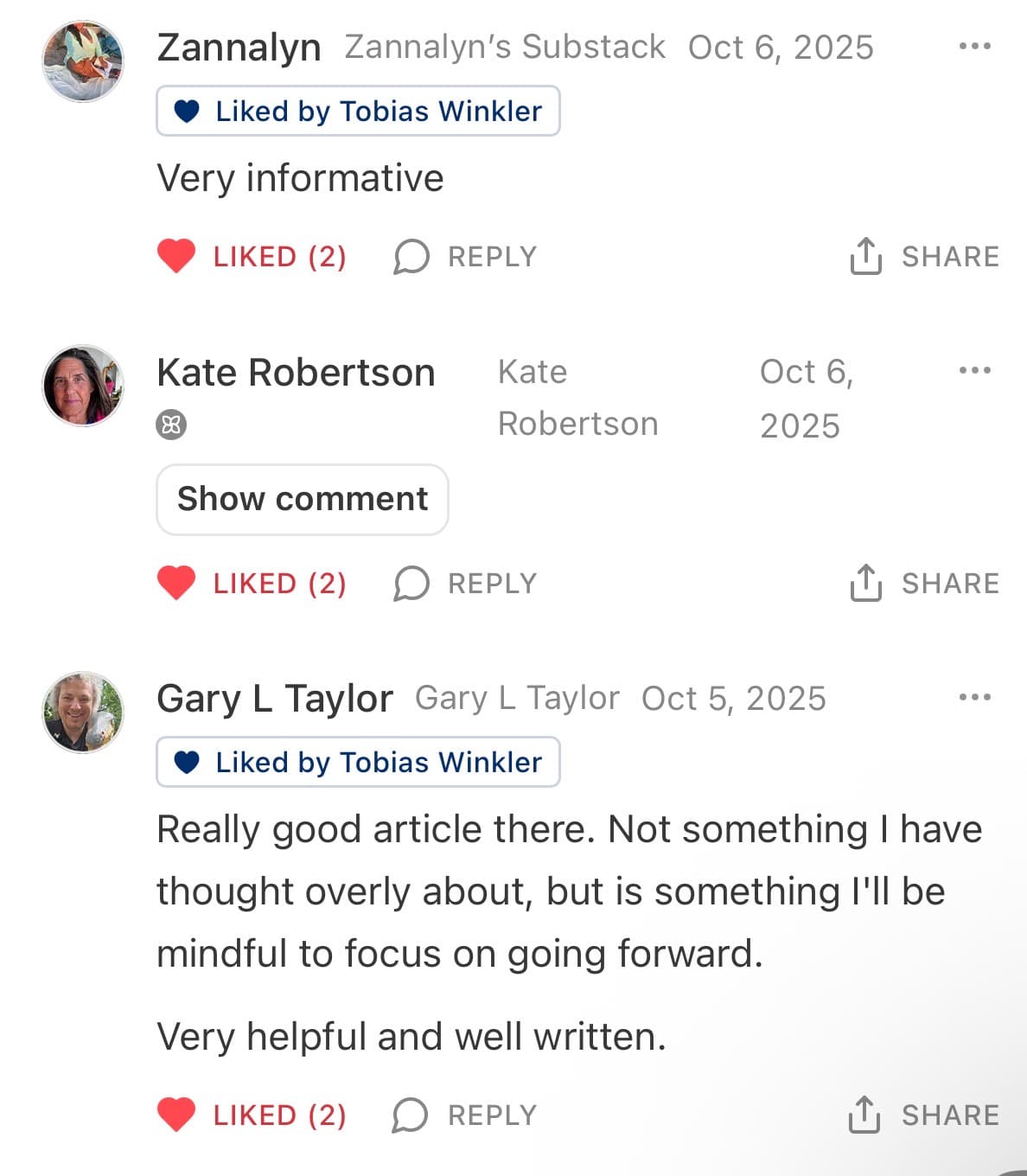 Reader response #2 to the Output Theory newsletter