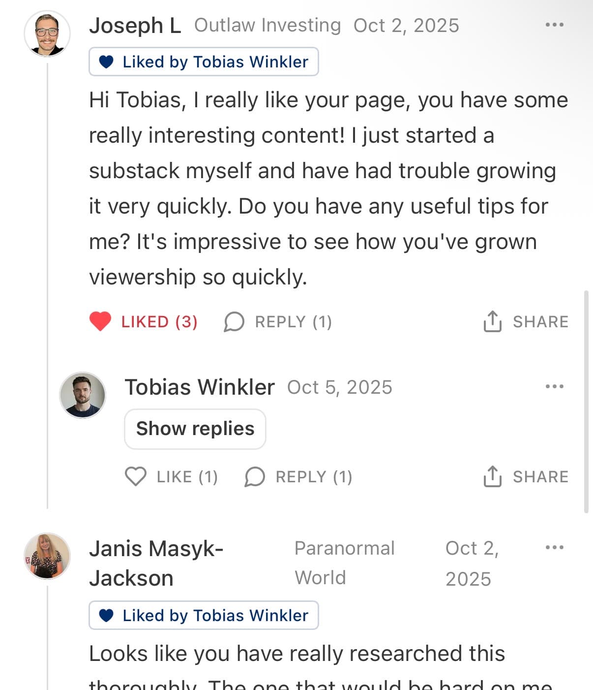 Reader response #5 to the Output Theory newsletter