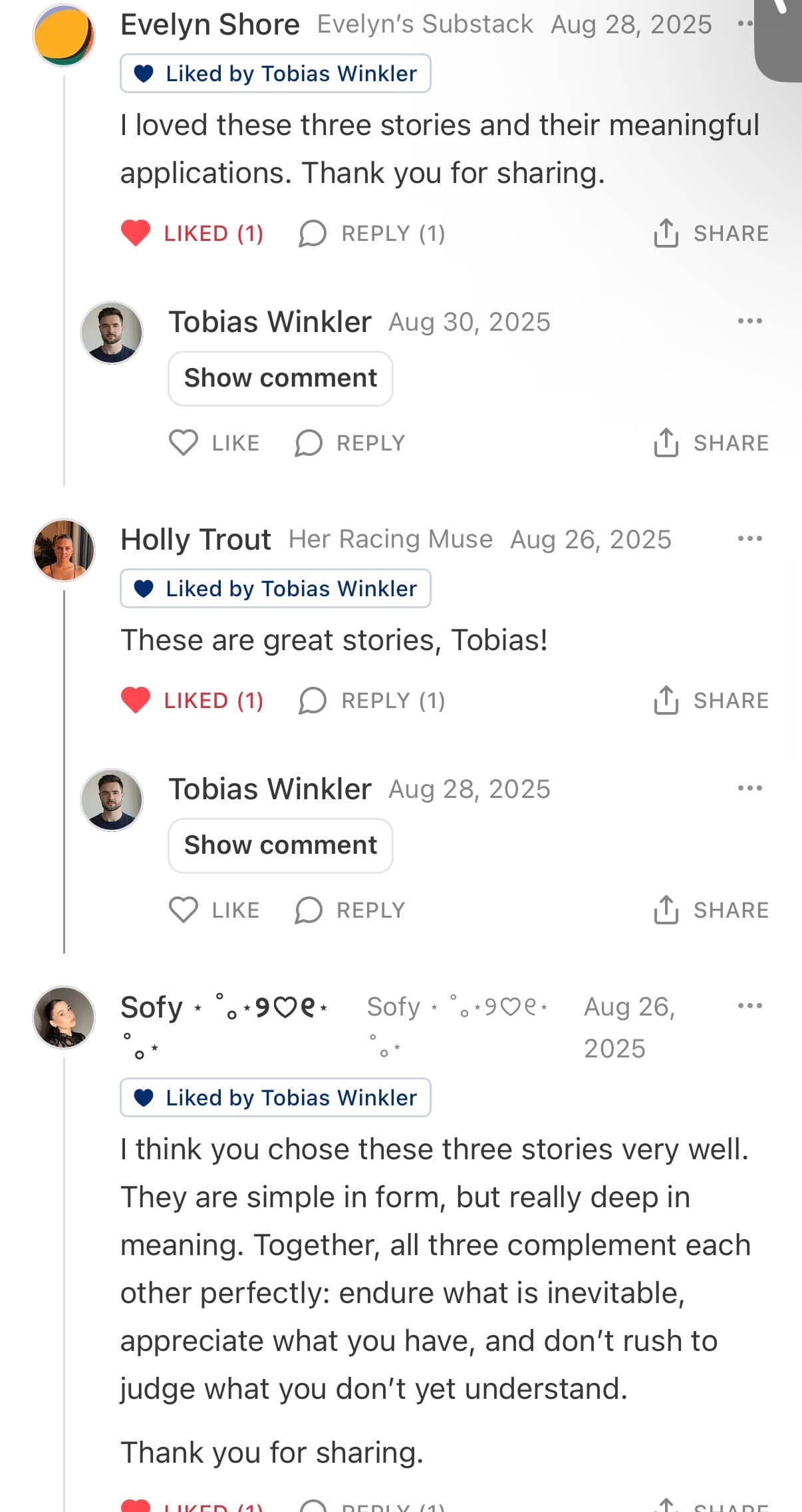 Reader response #35 to the Output Theory newsletter